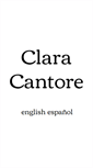 Mobile Screenshot of claracantore.com